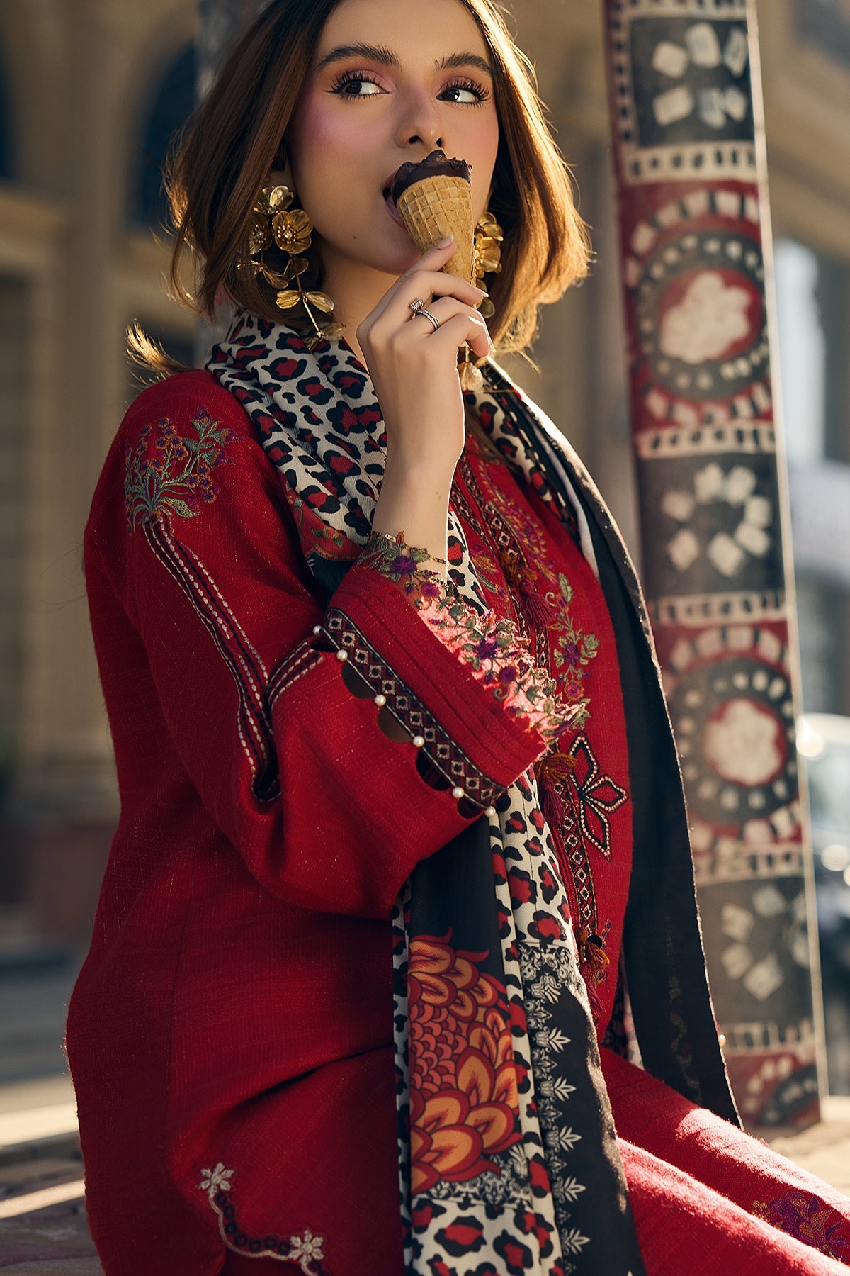 3-pc Unstitched Wool Shawl Collection PSW5-14