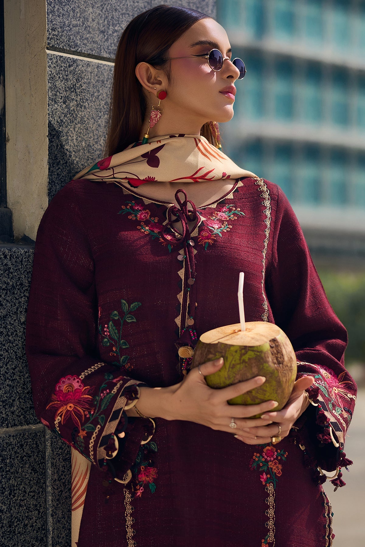 3-pc Unstitched Wool Shawl Collection PSW5-10