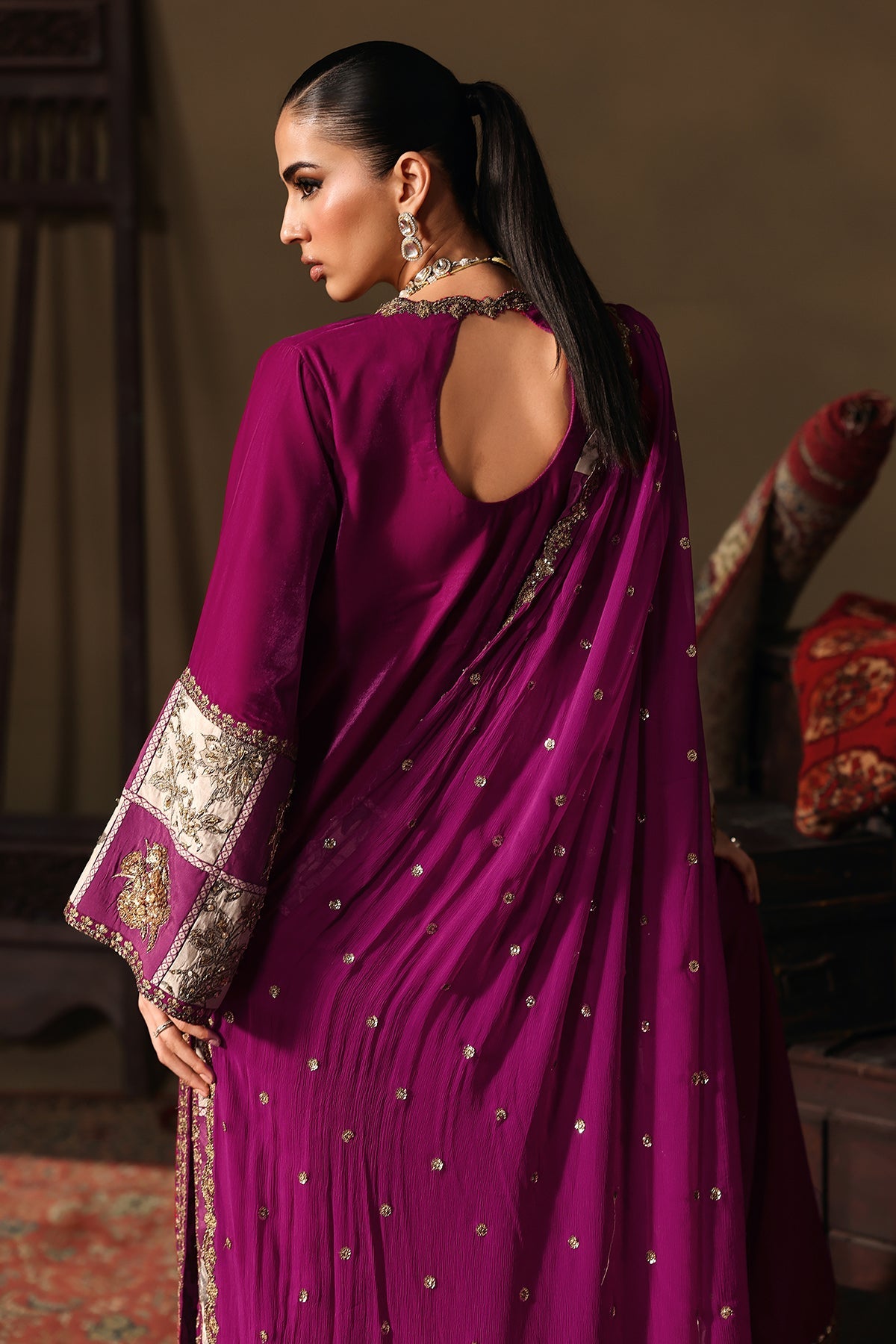 3-PC Unstitched Premium Velvet CVT5-08