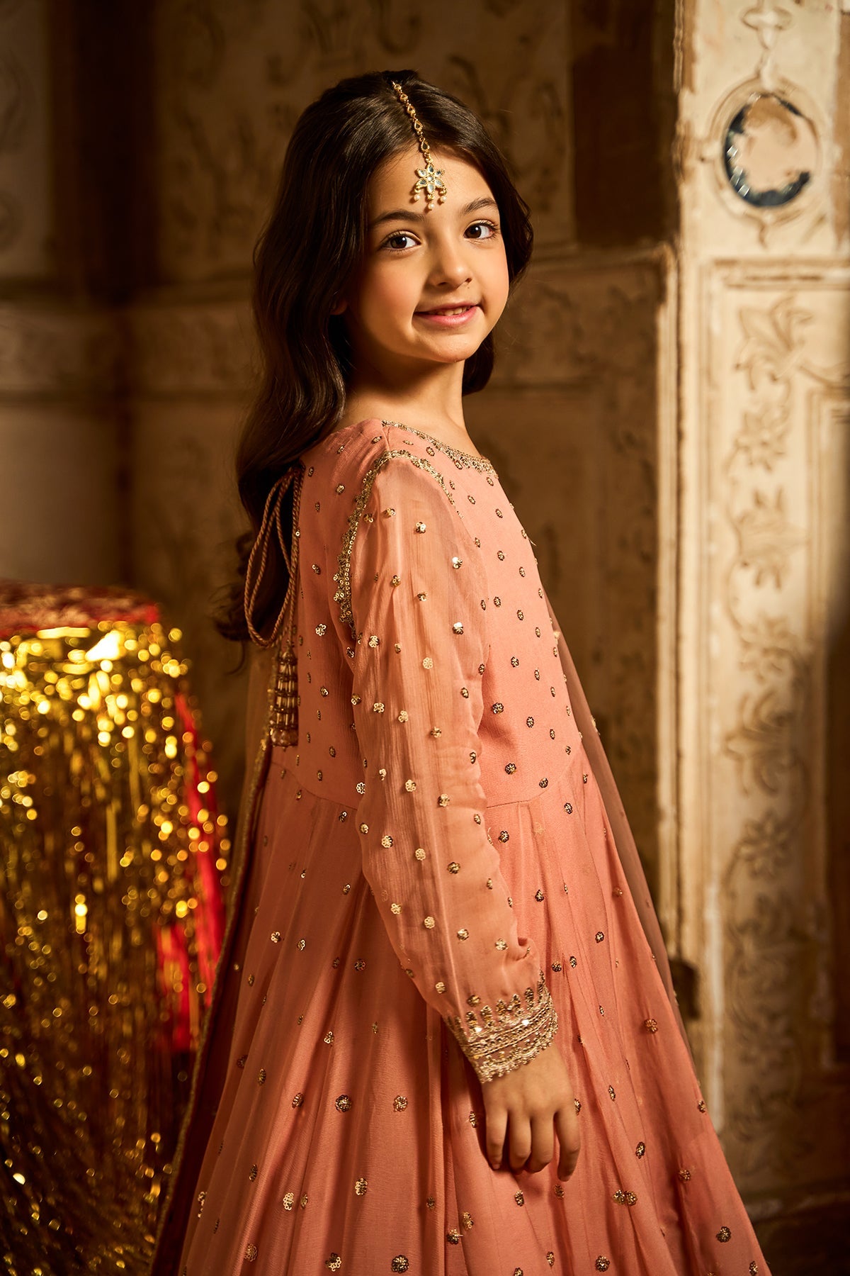 3-PC Embroidered Chiffon Suit CKP-5-186