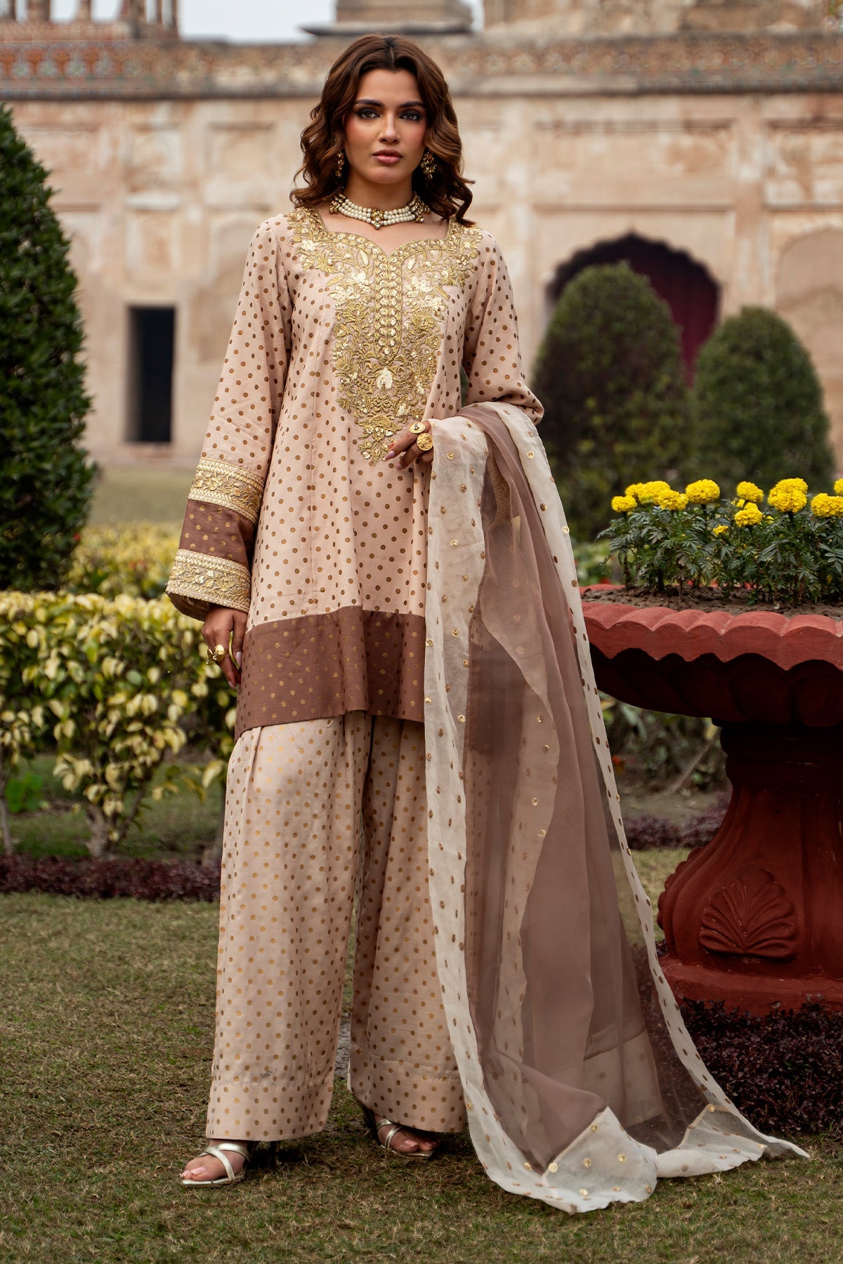 3-PC Embroidered Silk CMA-6-273