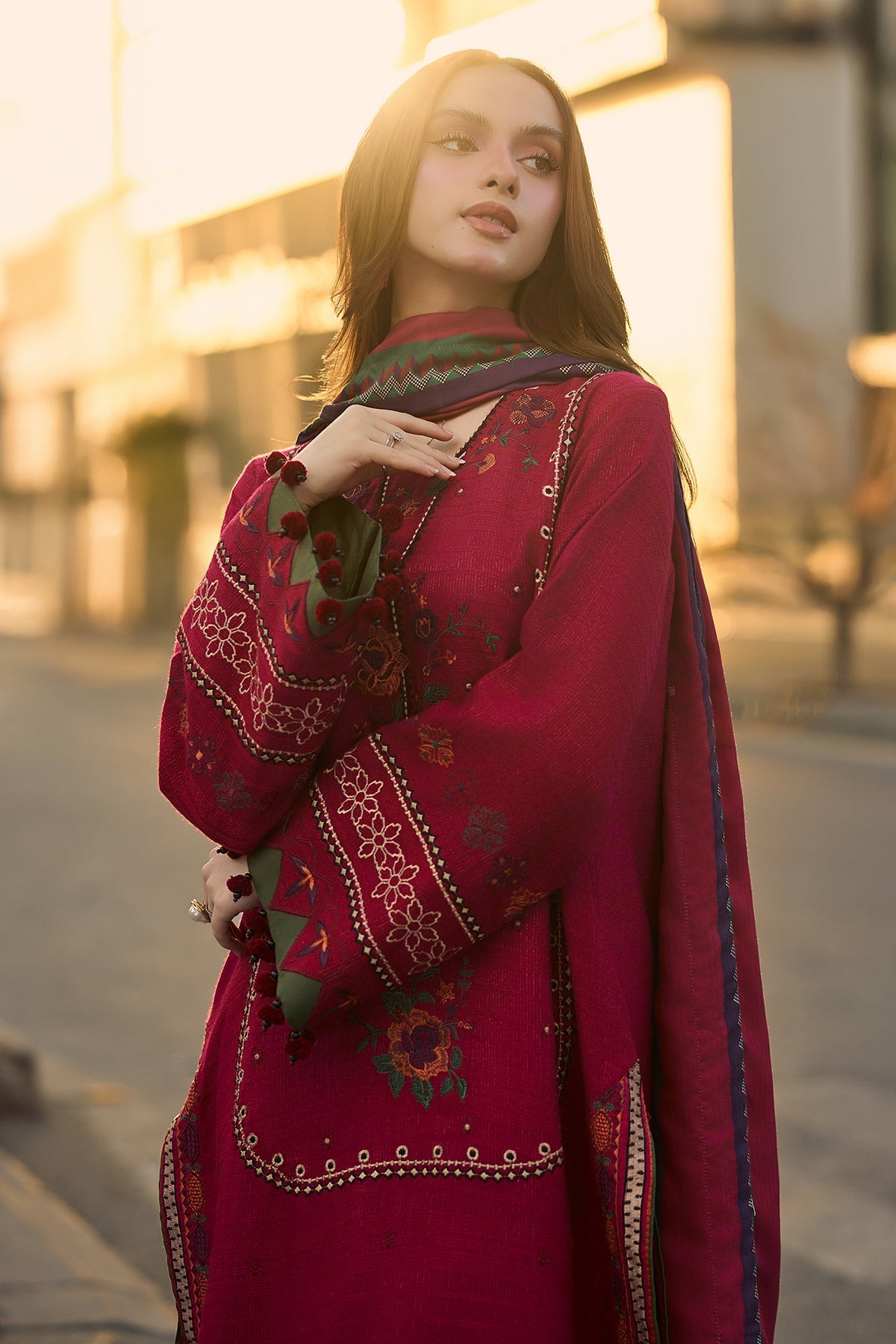 3-pc Unstitched Wool Shawl Collection PSW5-09