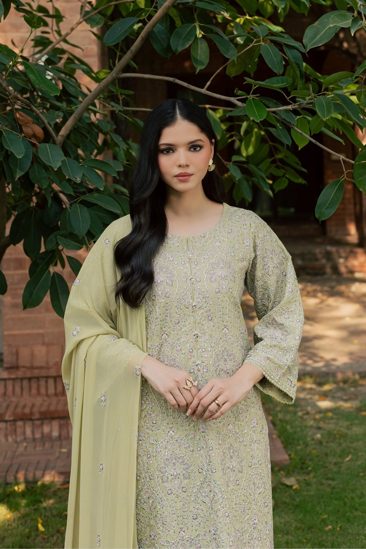 Kualalampur 3Pc - Embroidered Karandi Pret