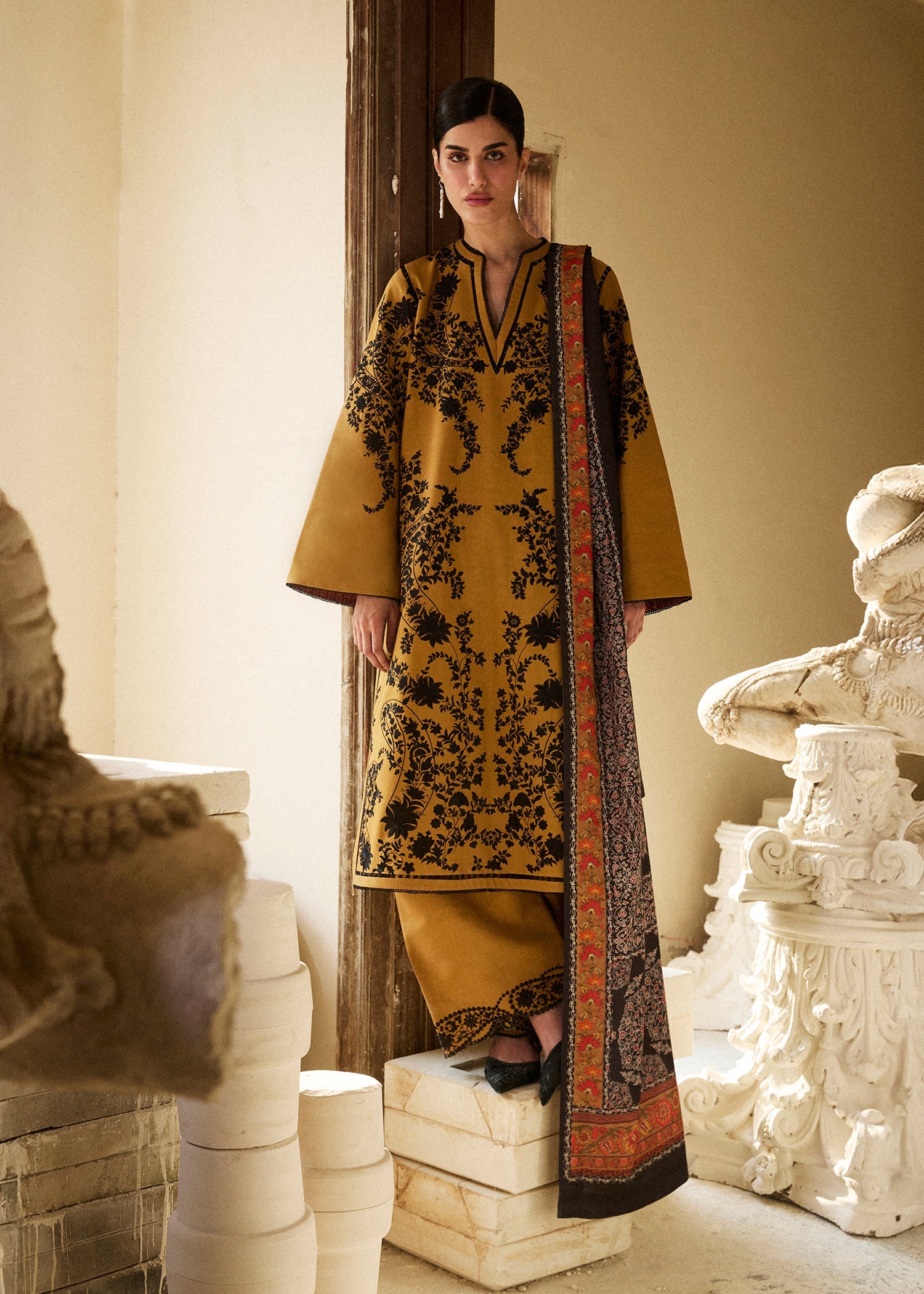 MERI GOLD - Dupatta - Mix & Match