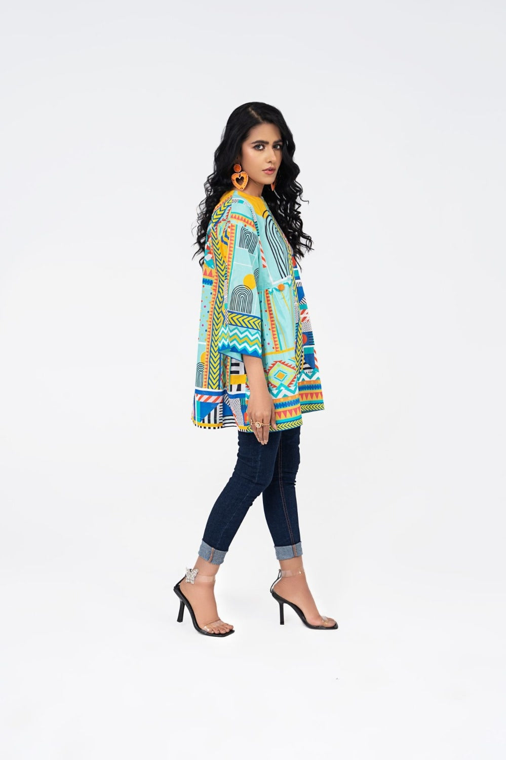 Cambric Digital Printed Shirt