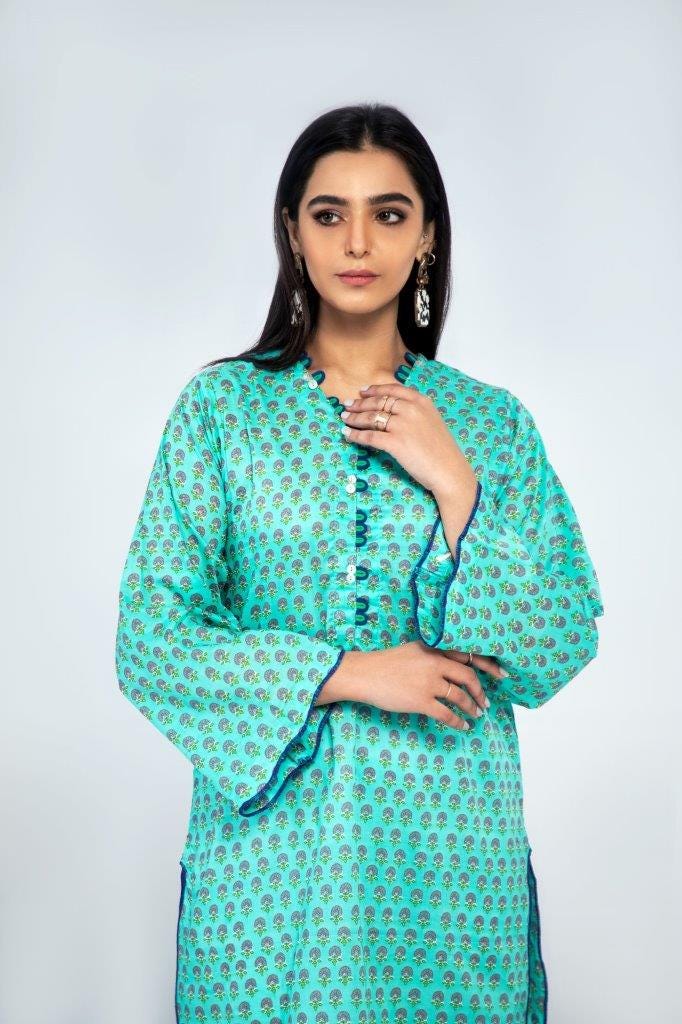 Cambric Digital Printed Shirt