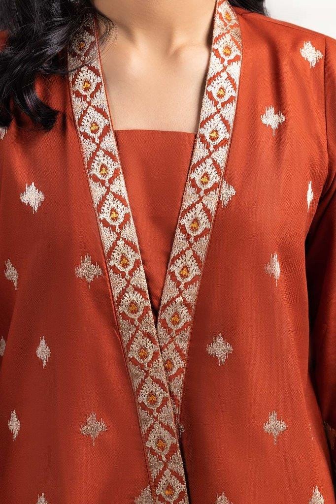 Corduroy Dyed Embroidered Shirt