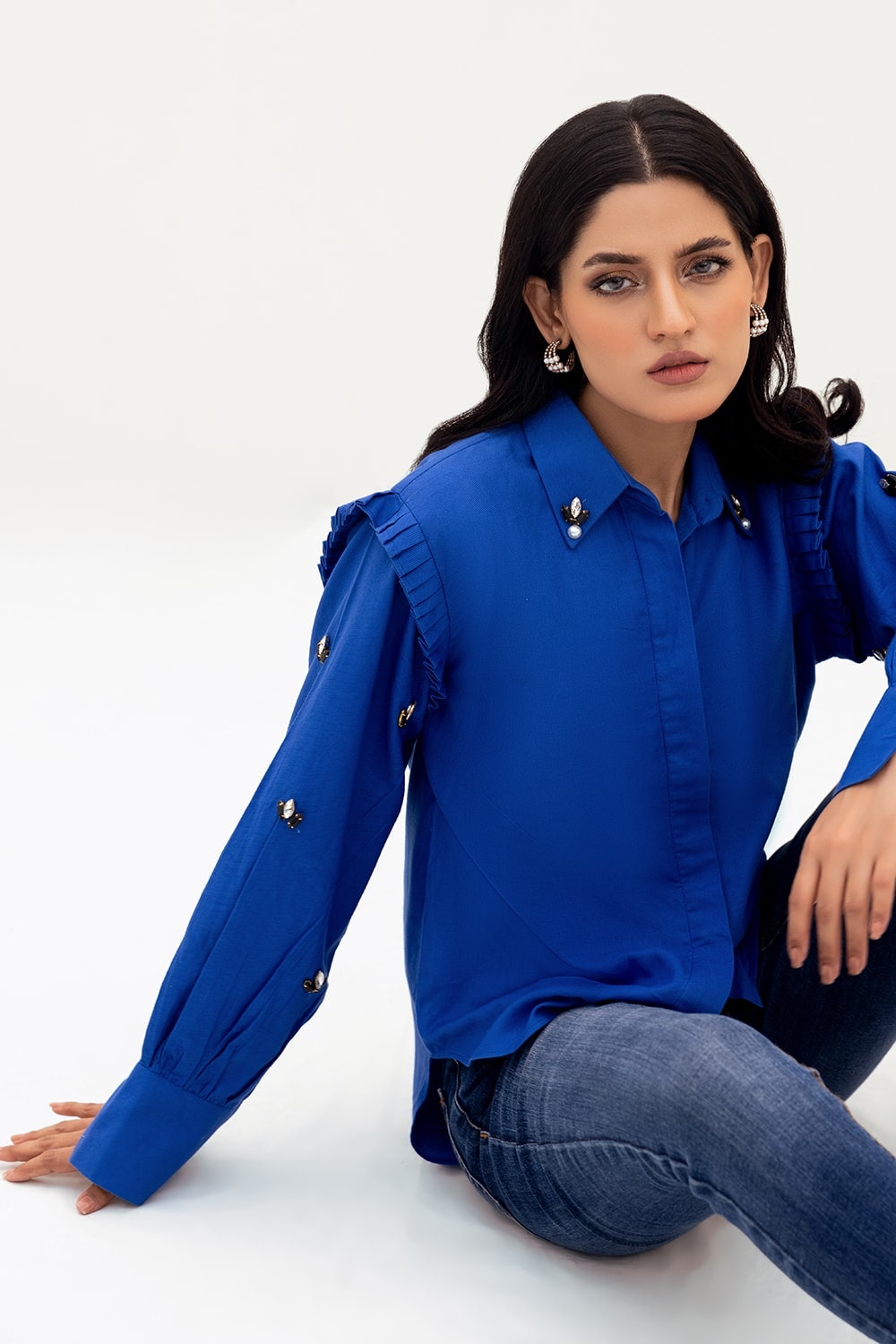 Studio Collection Embellished Shirt