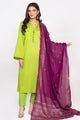 Tehwaar Block Print Shirt And Trouser With Dupatta