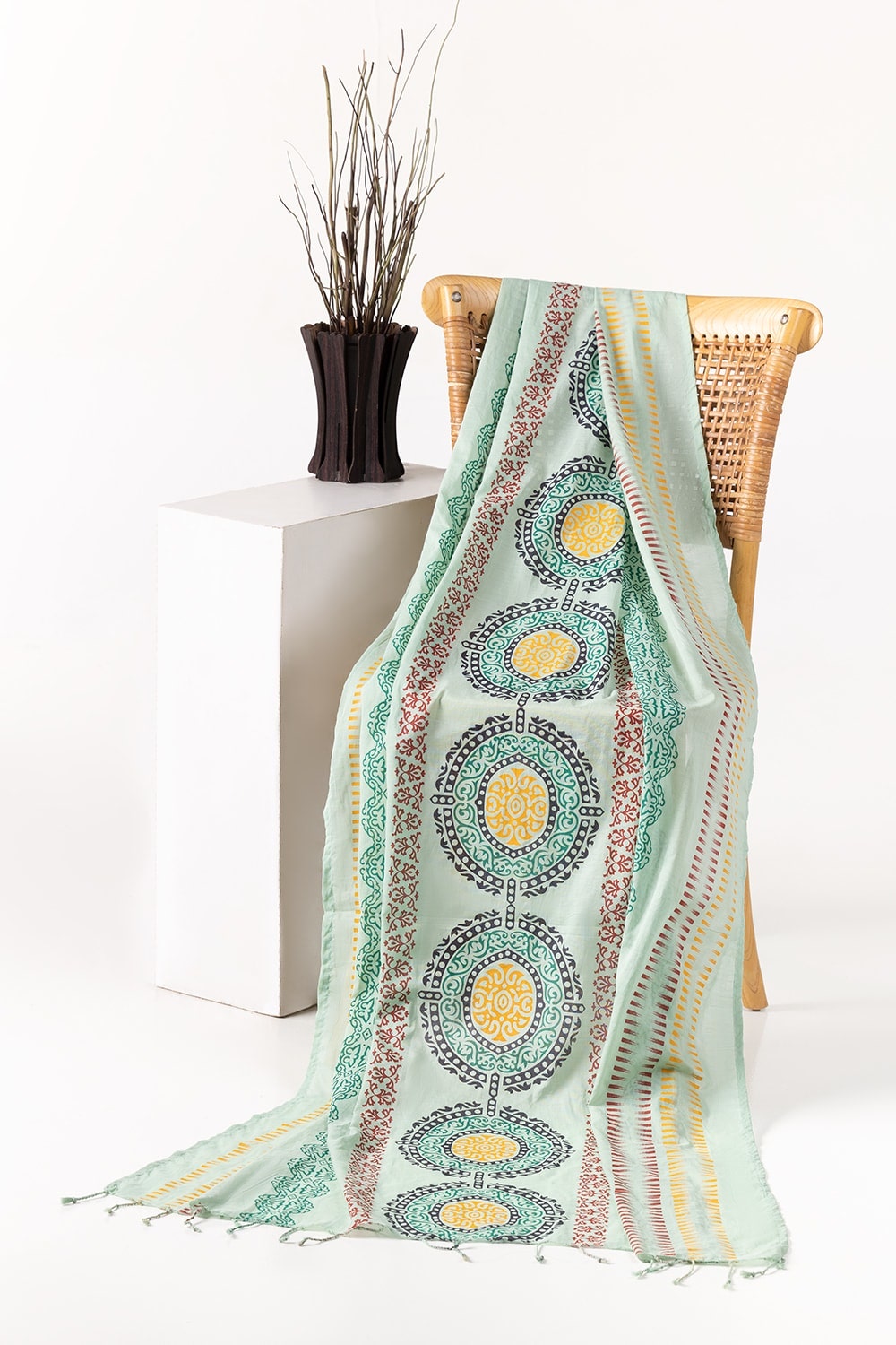 Screen Printed Lawn Dupatta