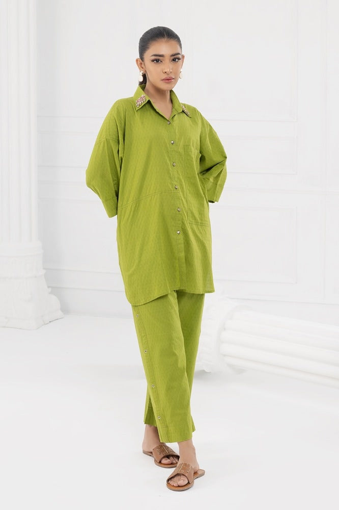 Jacquard Shirt And Trouser