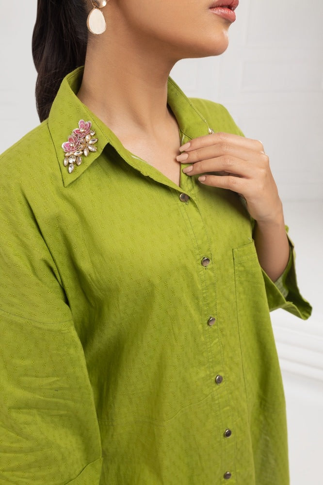 Jacquard Shirt And Trouser