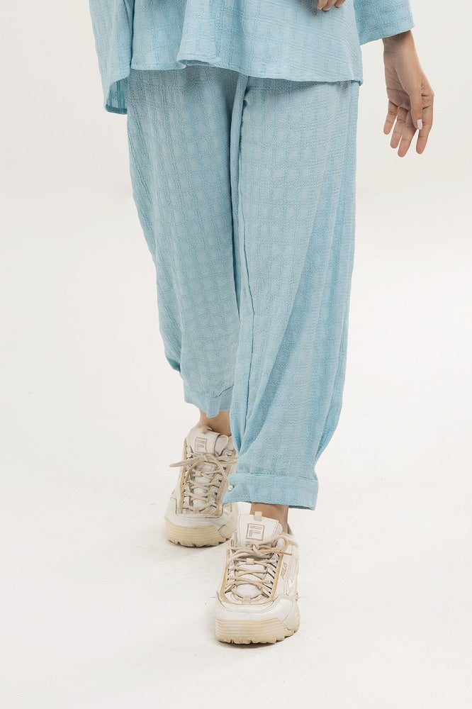 Knitted Blended Dyed Trouser - W-AP-23-369956