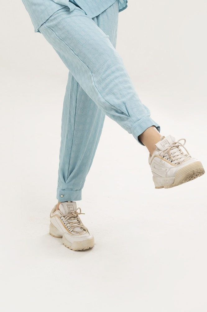 Knitted Blended Dyed Trouser - W-AP-23-369956