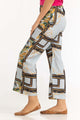 Satin Silk Printed Trouser