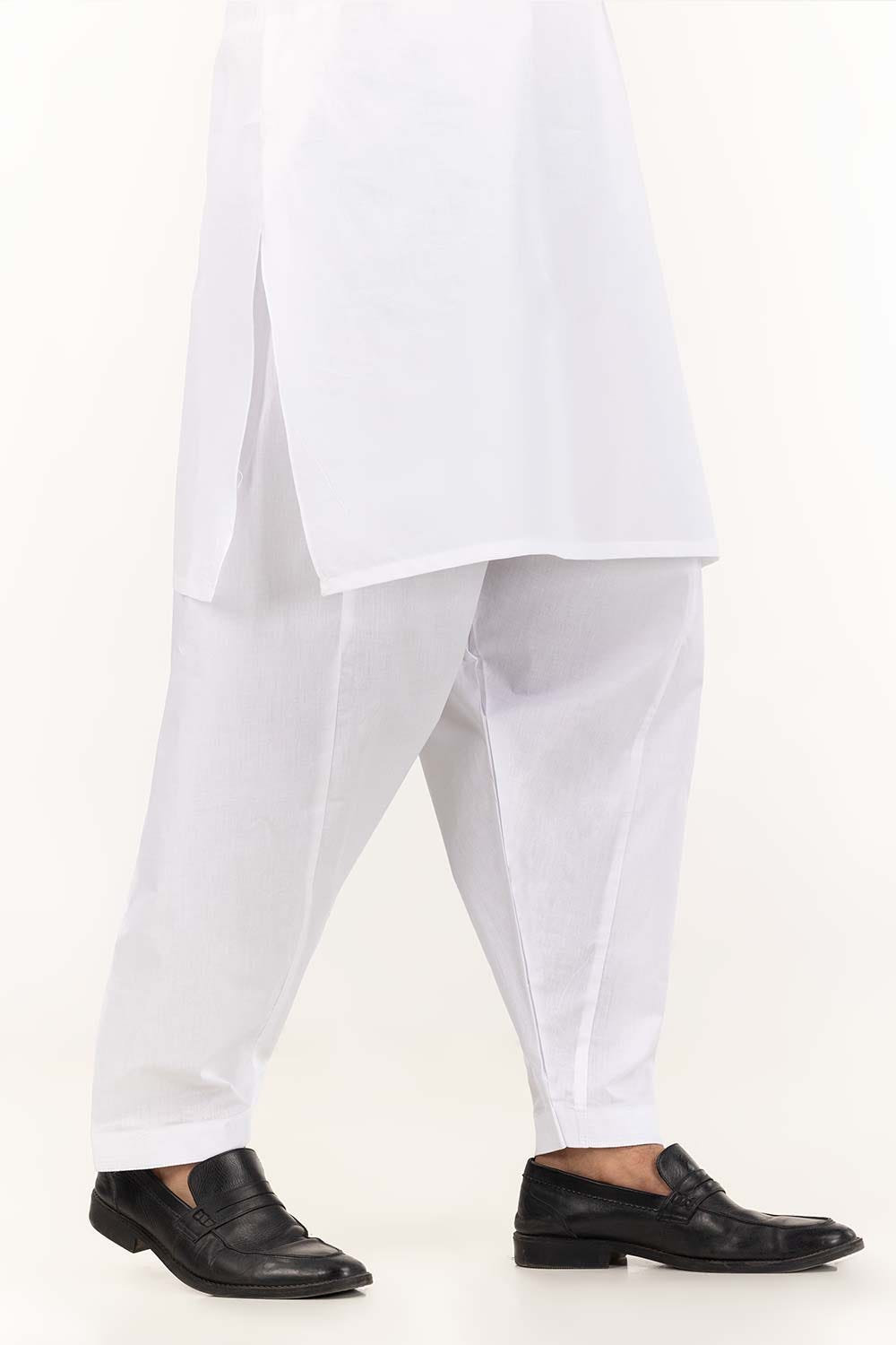 White Basic Shalwar