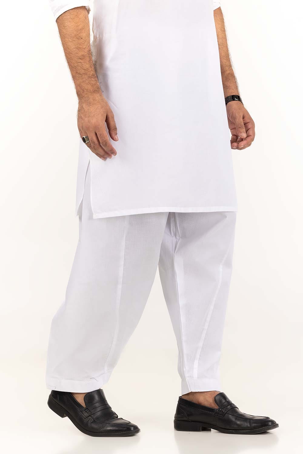 White Basic Shalwar