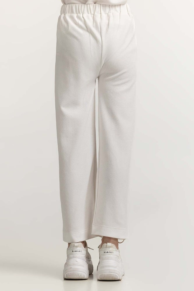 White Basic Trouser