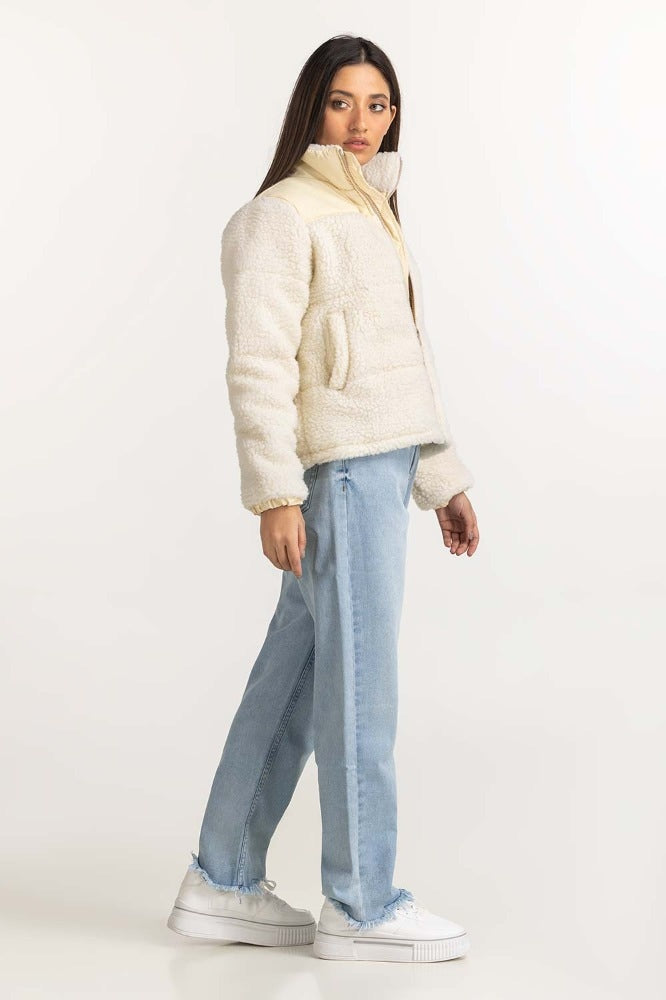 White Puffer Jacket