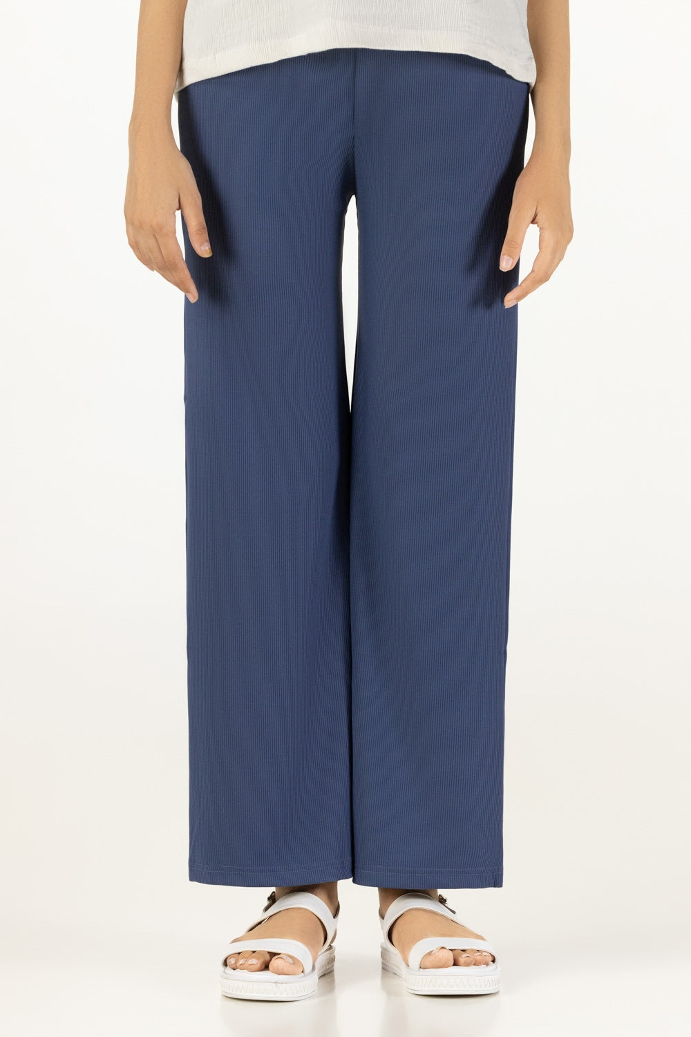 Blue Women Trousers
