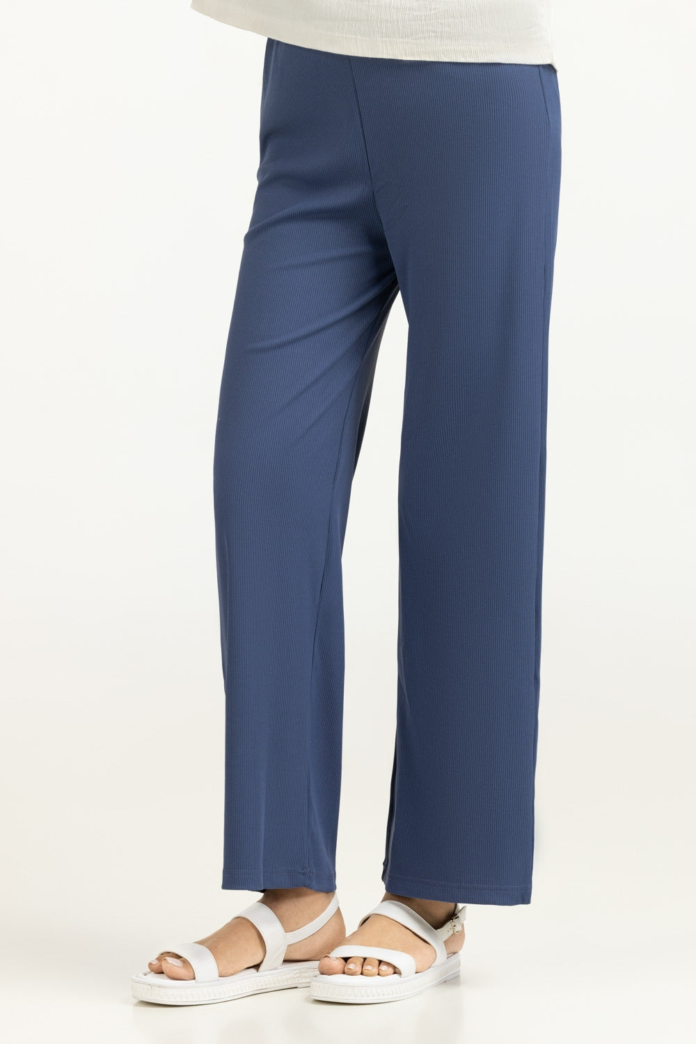 Blue Women Trousers