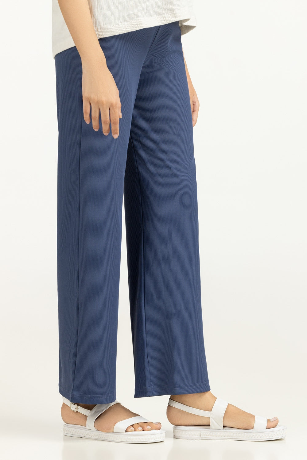 Blue Women Trousers