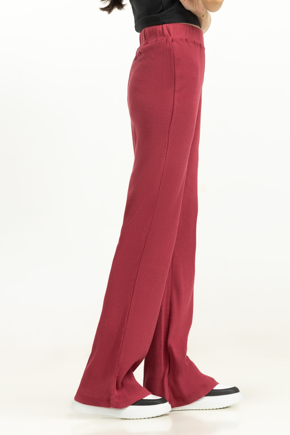 Red Women Trousers
