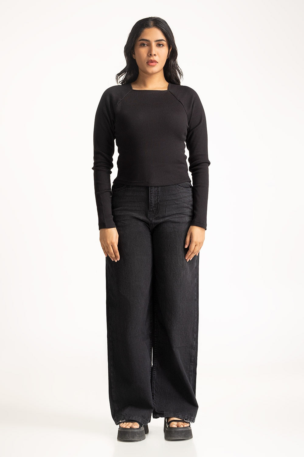 Women Knitted Top Fitted