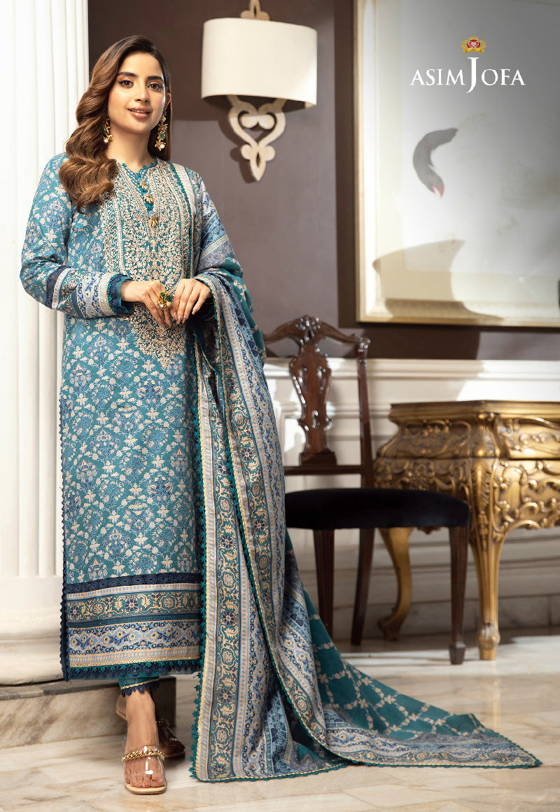 AJAI-28 EMBROIDERED CAMBRIC 3 PCS