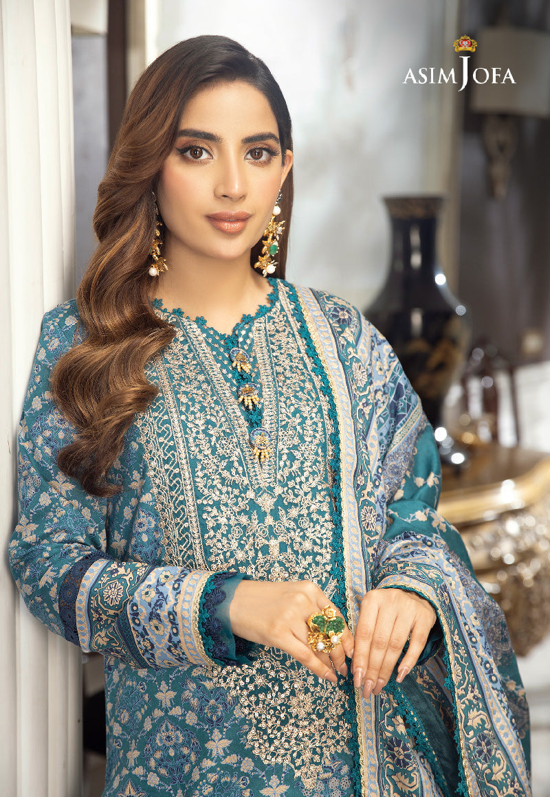 AJAI-28 EMBROIDERED CAMBRIC 3 PCS