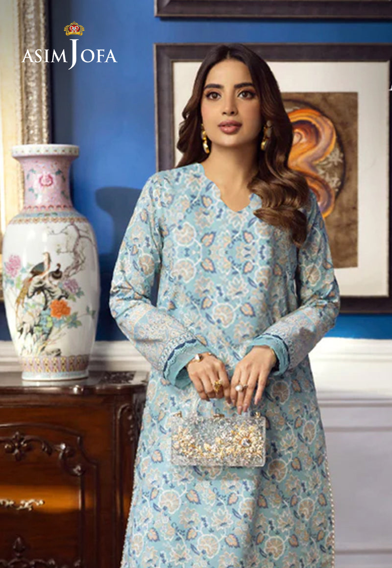 Ajso-62 Unstitched Shirt 1 Pc Shirt