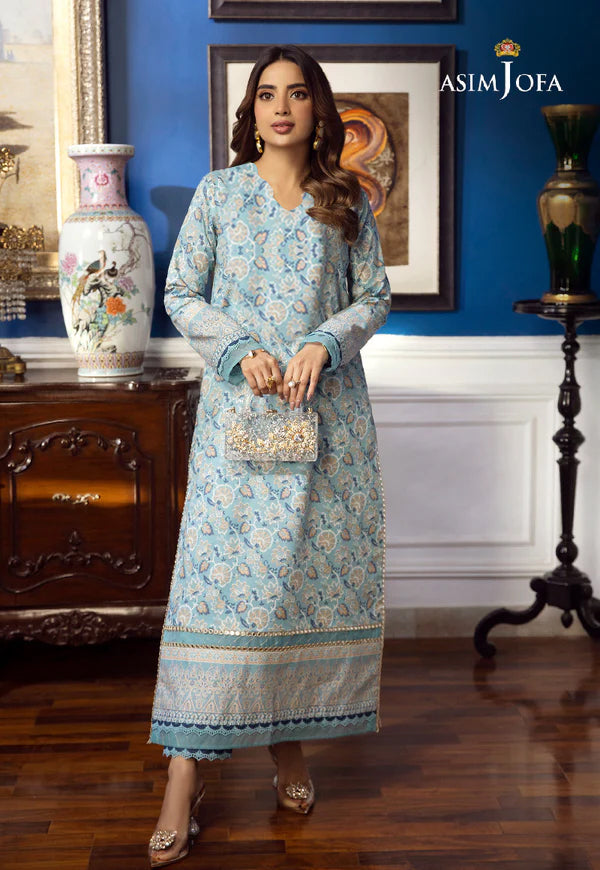 Ajso-62 Unstitched Shirt 1 Pc Shirt