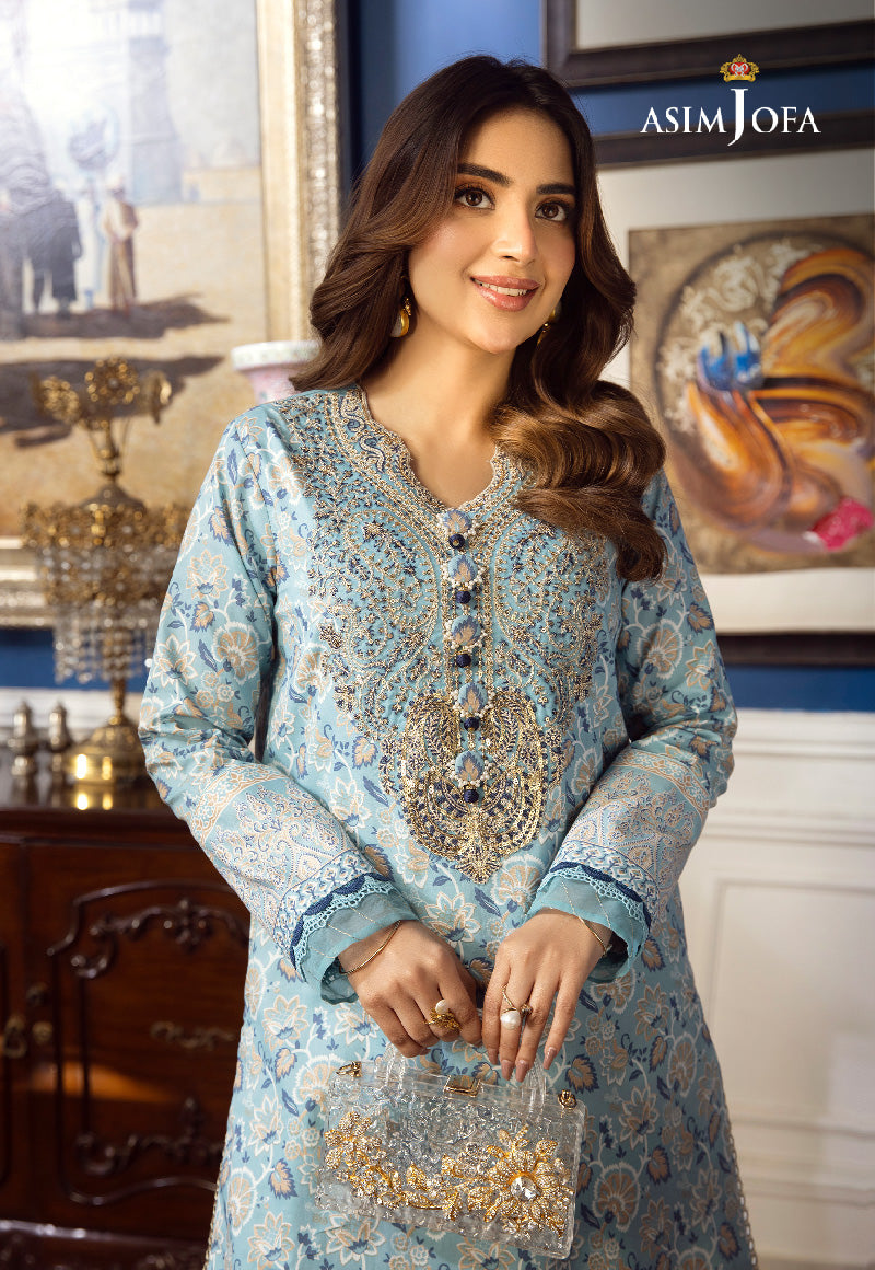 AJAI-29 EMBROIDERED CAMBRIC 2 PCS