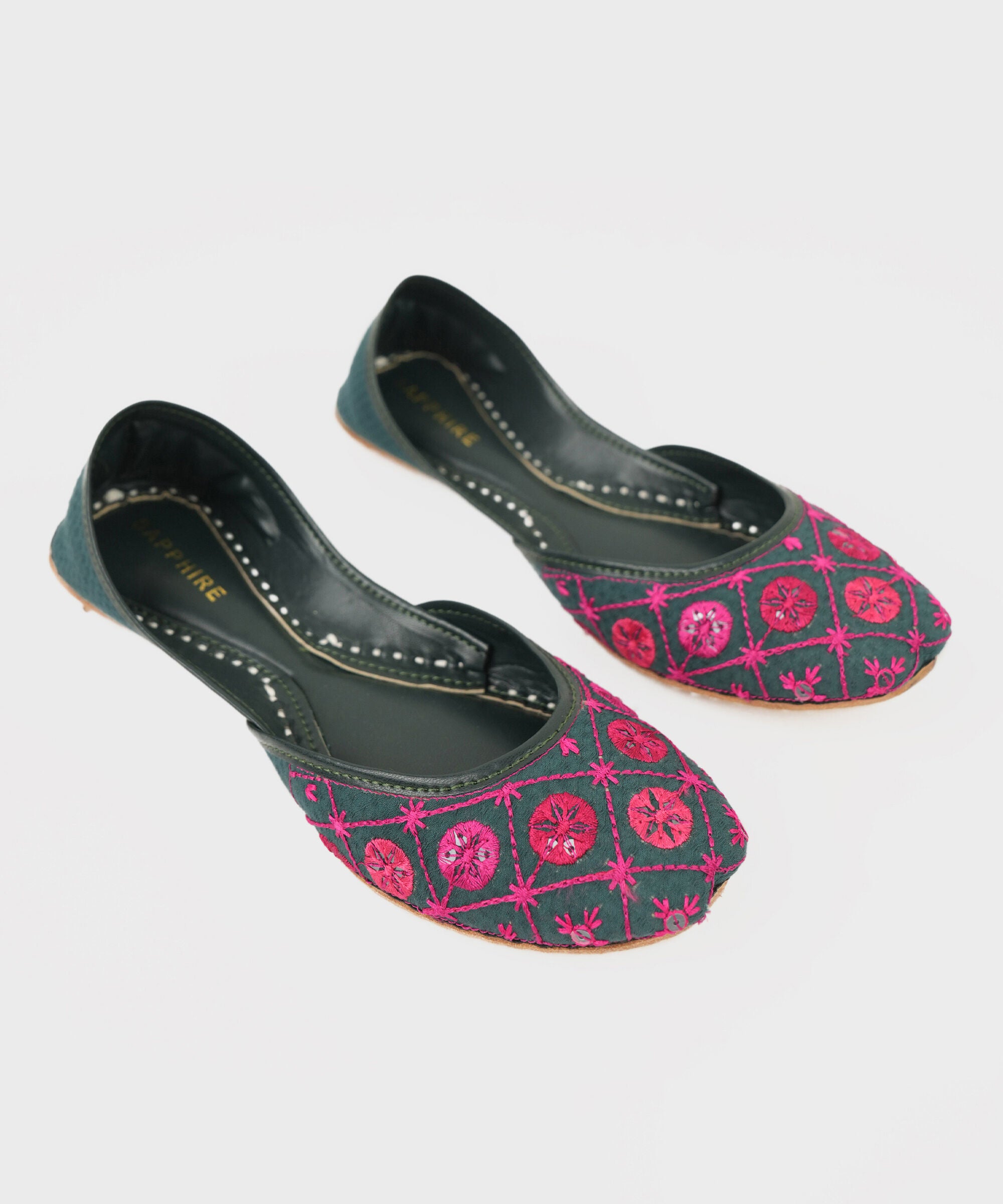 Women's Green Khussa