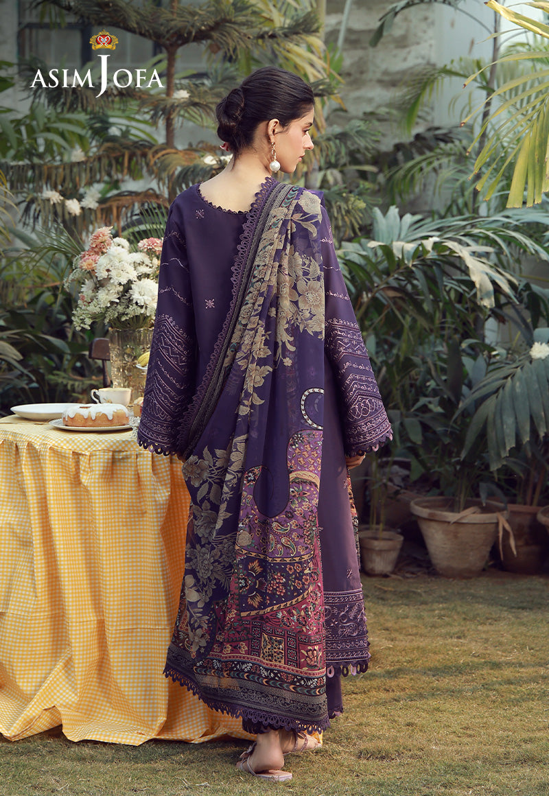 AJMUB-05 Embroidered Cambric Stitched 3 Pcs