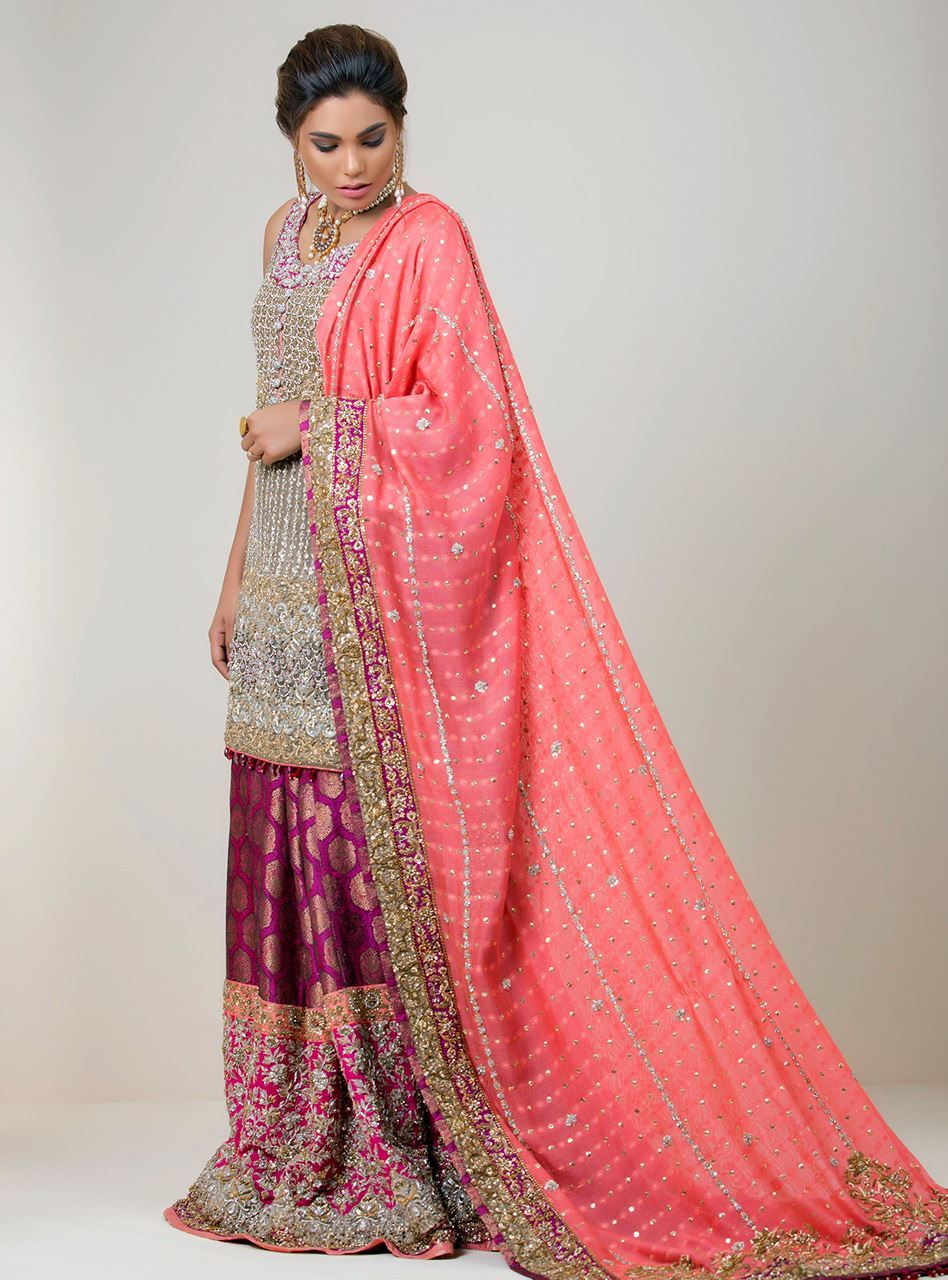 Champagne And Coral Pink