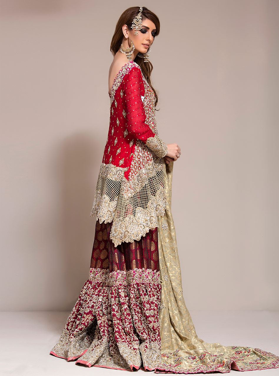Red And Maroon Bridal
