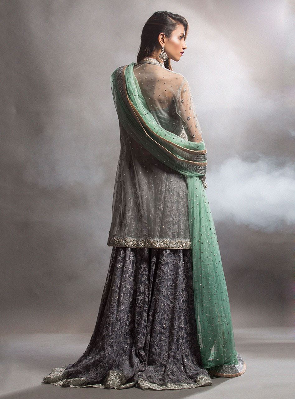 Grey Jacket With Charcoal Grey Dhaka