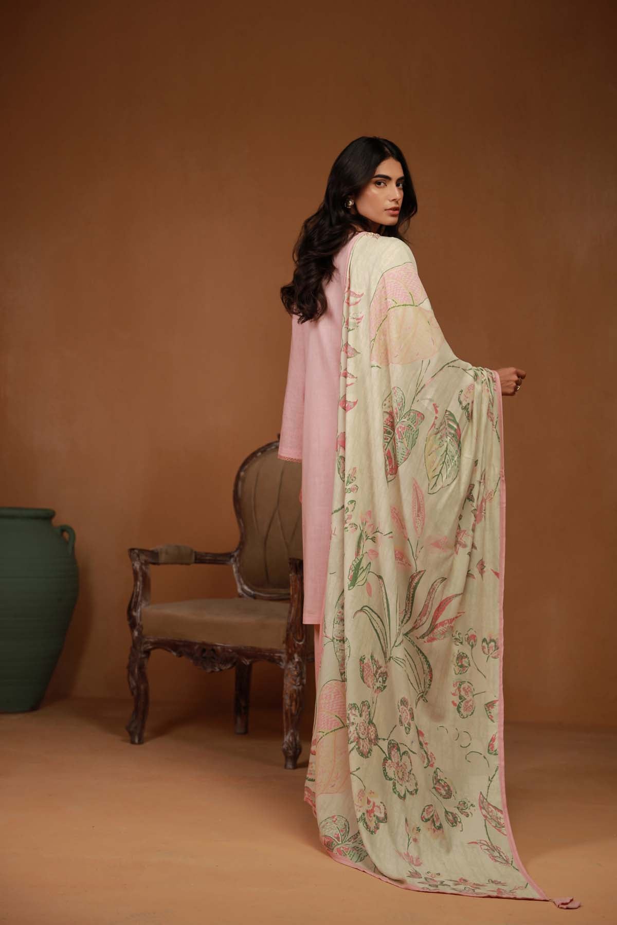 Embroidered Masoori Fabric (1Pc) | LF-923