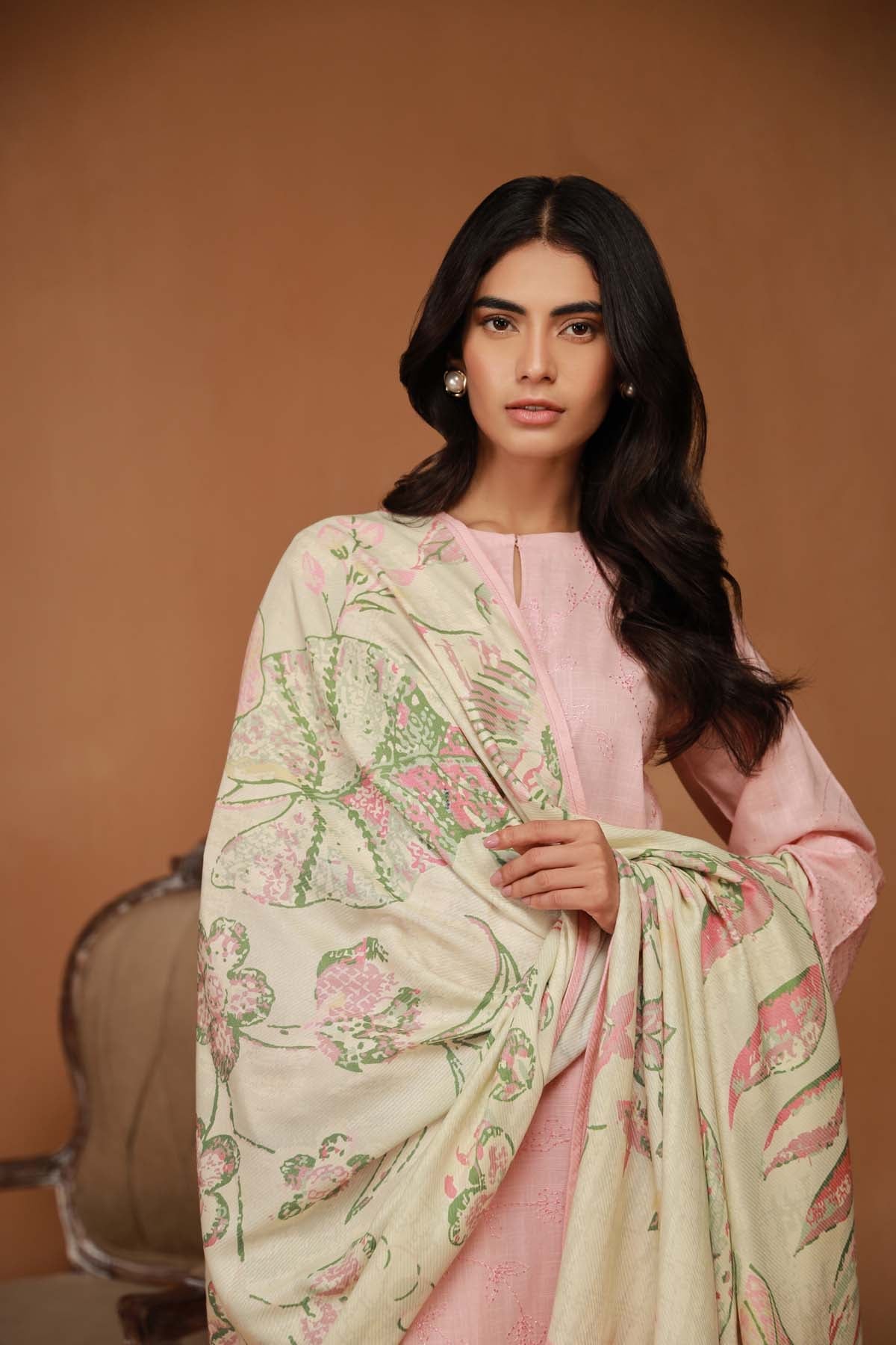 Embroidered Masoori Fabric (1Pc) | LF-923