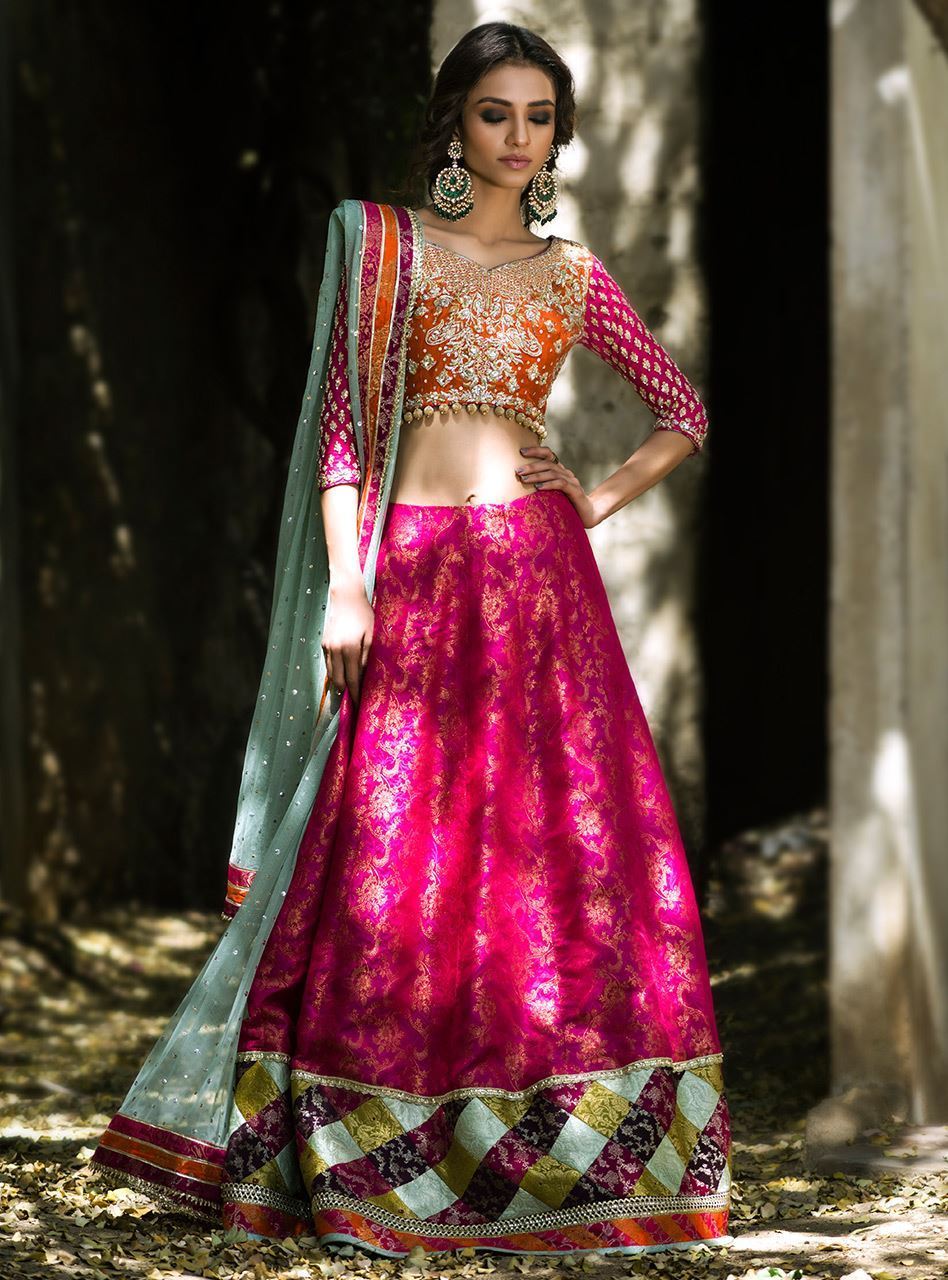Orange And Hot Pink