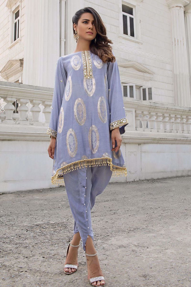 Lavender banarsi top