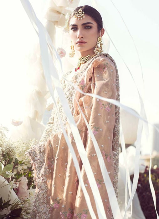 Celina Aqua Trailled Bridal