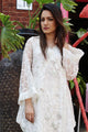 White organza wrap
