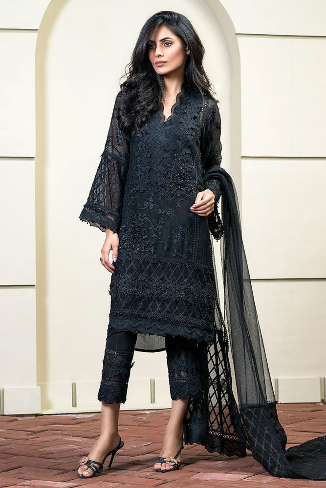 Scallop lace black