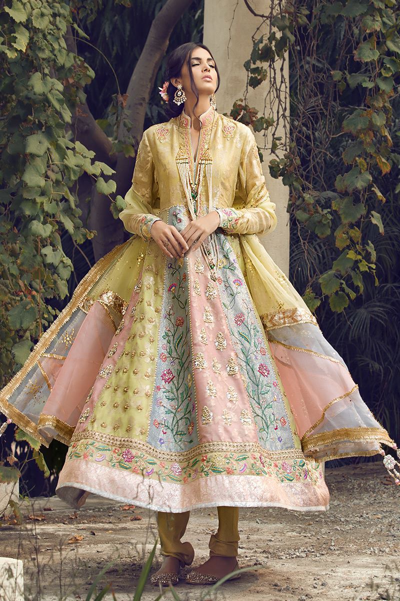 Pastel peshwas with pants