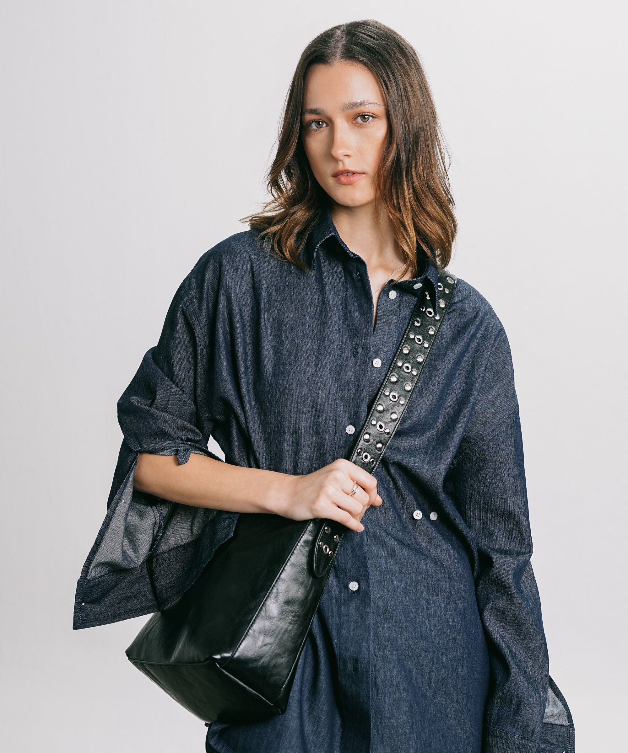 Studded Shoulder Bag