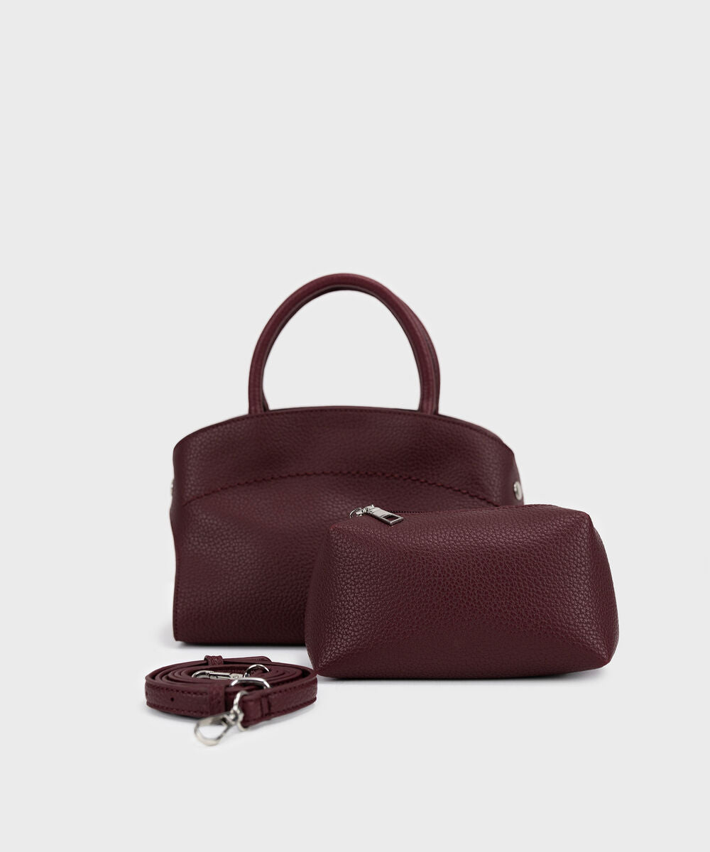 Burgundy Top Handle Bag 0000HB260014