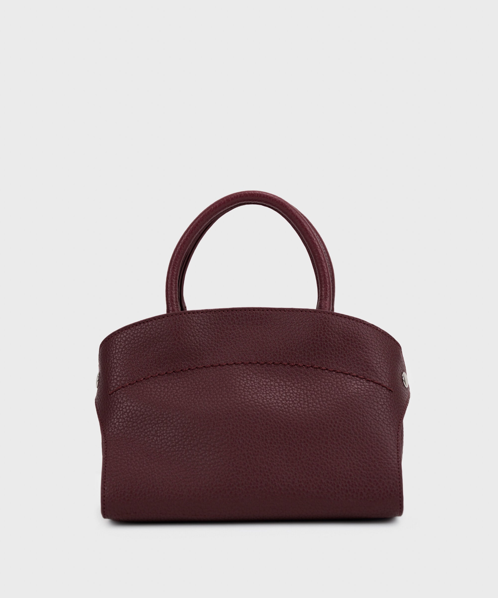 Burgundy Top Handle Bag