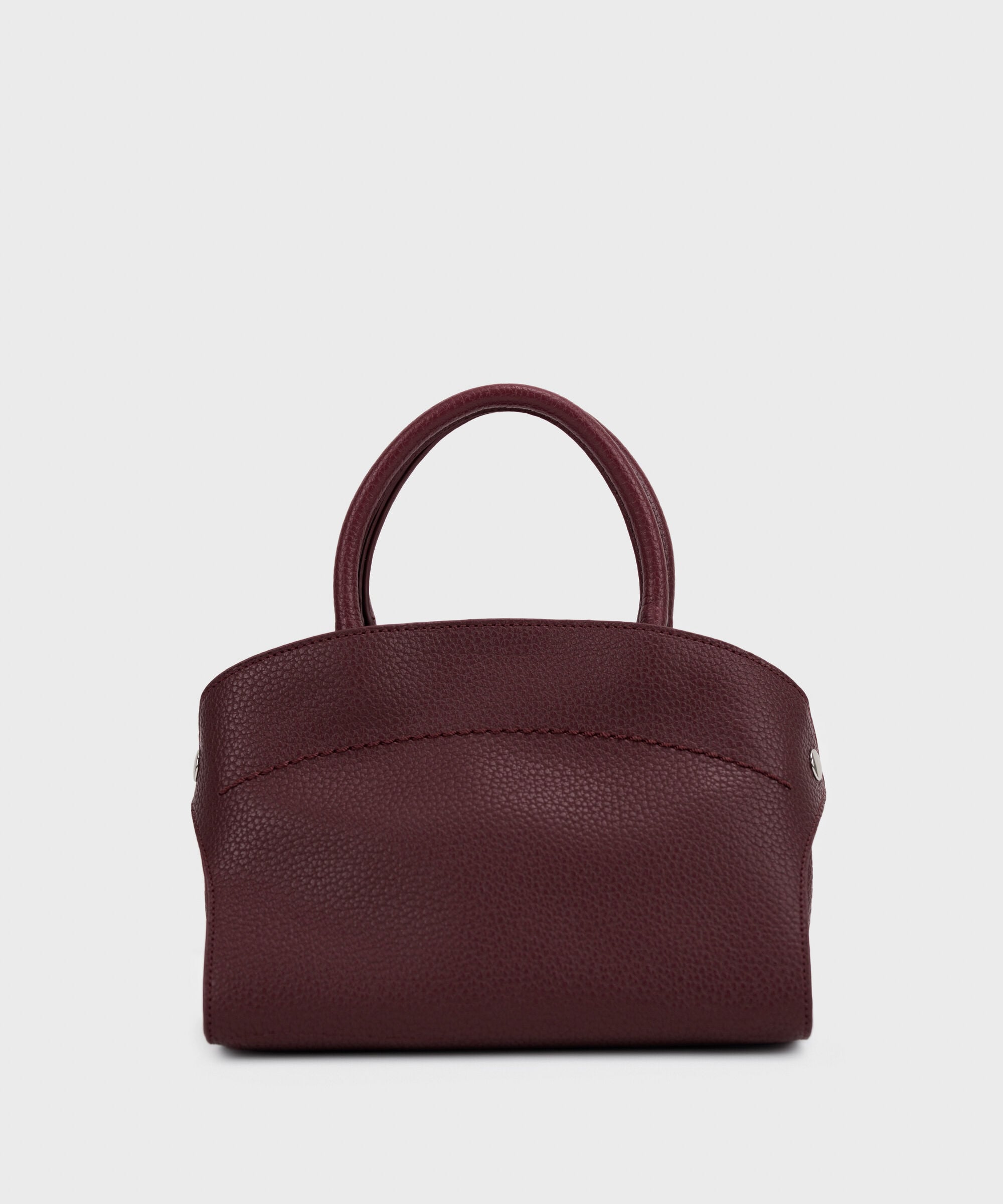 Burgundy Top Handle Bag
